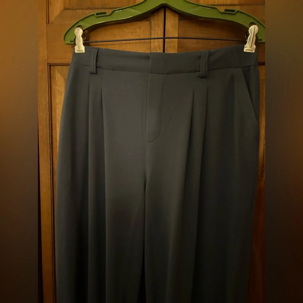 Halara Flex™ Women’s Sz LP High Waisted Pocket Wide Leg Waffle Work Pants - NWT